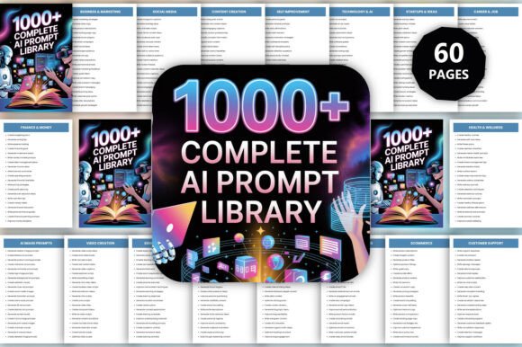 Download 1000+ Complete AI Prompt Library - Ai prompt Collection